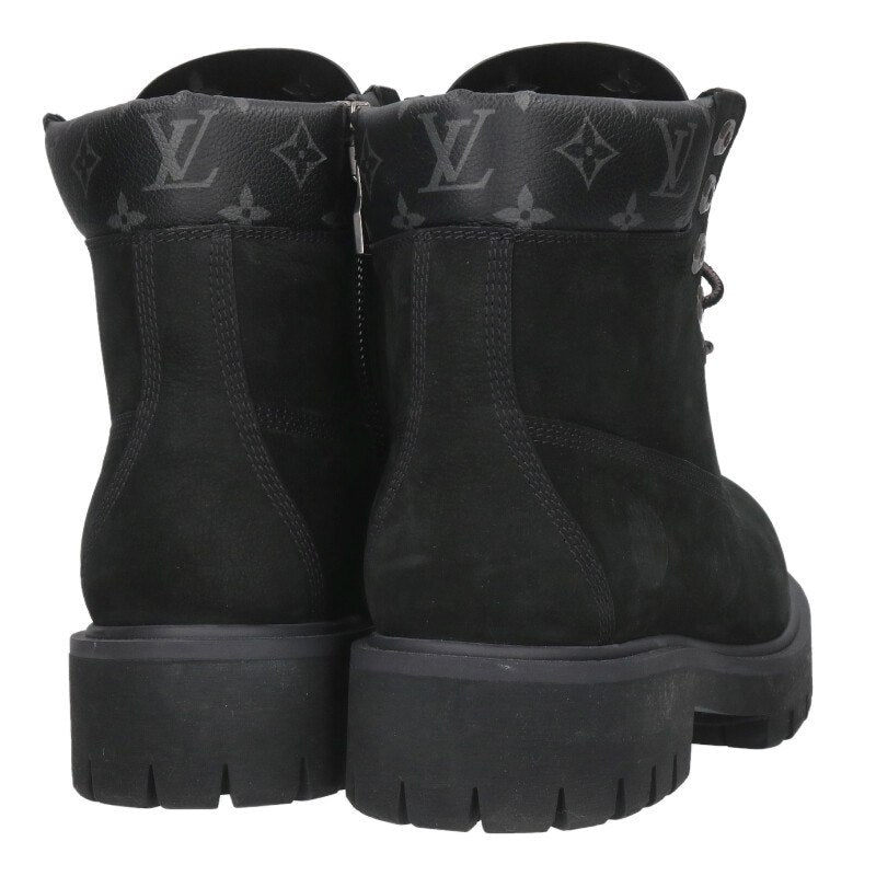 LOUISVUITTON x Timberland Monogram Ankle Boot Black Size 12