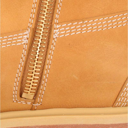 LOUISVUITTON Monogram Trim Ankle Boot Brown Size 11