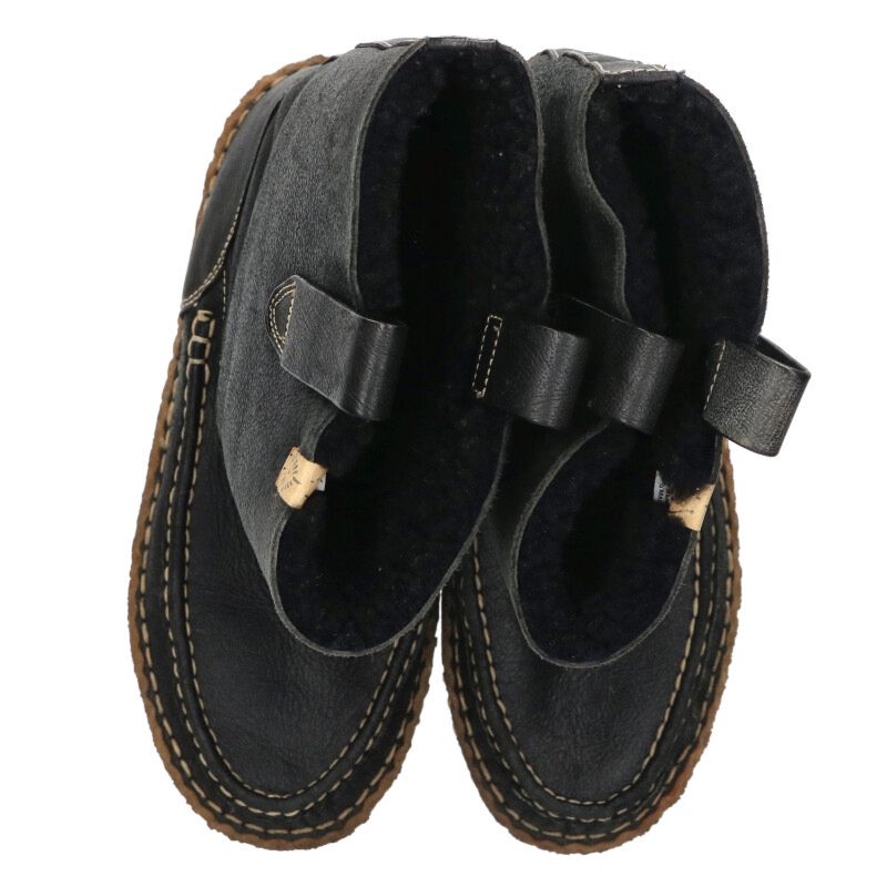 Visvim GRIDWOOD MOC TOE-FOLK Boots Black Size 9