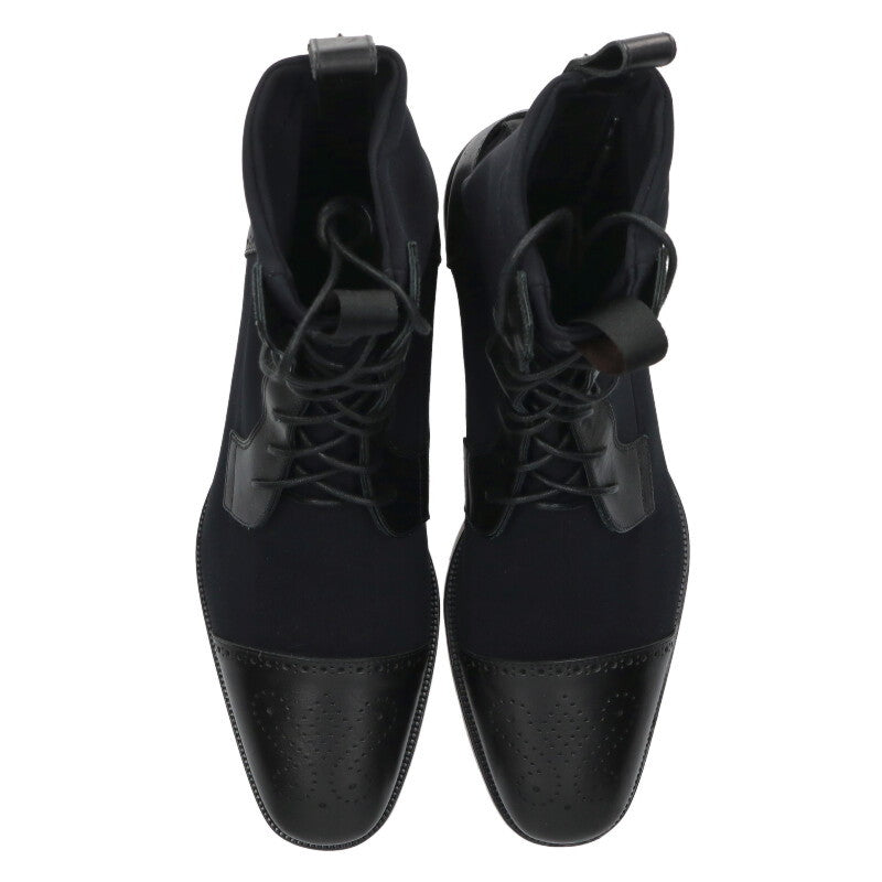 Christian Louboutin Sockroc Lace Up Boots Black Size 10.5