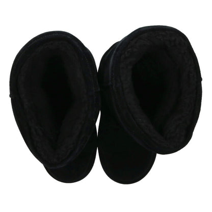 BALENCIAGA Alaska Mouton Big Boots Black Size 10.5