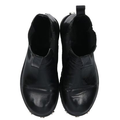 OUAT Bolt Studs Side Gore Leather Space Boots Black Size 6.5