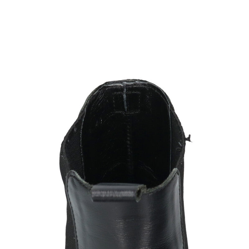 OUAT Bolt Studs Side Gore Leather Space Boots Black Size 6.5