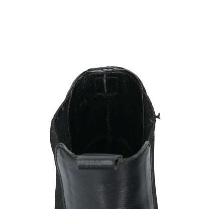OUAT Bolt Studs Side Gore Leather Space Boots Black Size 6.5