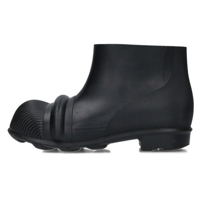 LOEWE Rubber Ankle Boots Black Size 7.5