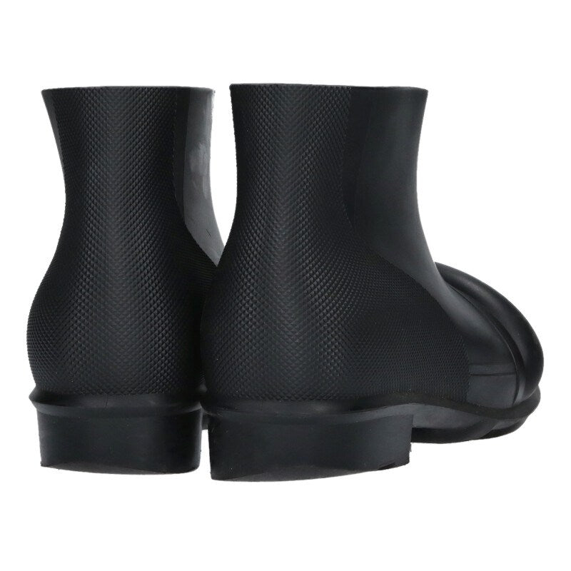 LOEWE Rubber Ankle Boots Black Size 7.5