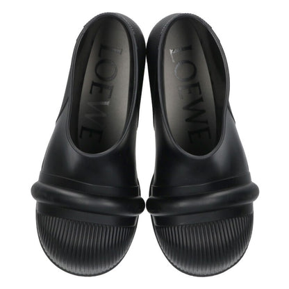 LOEWE Rubber Ankle Boots Black Size 7.5