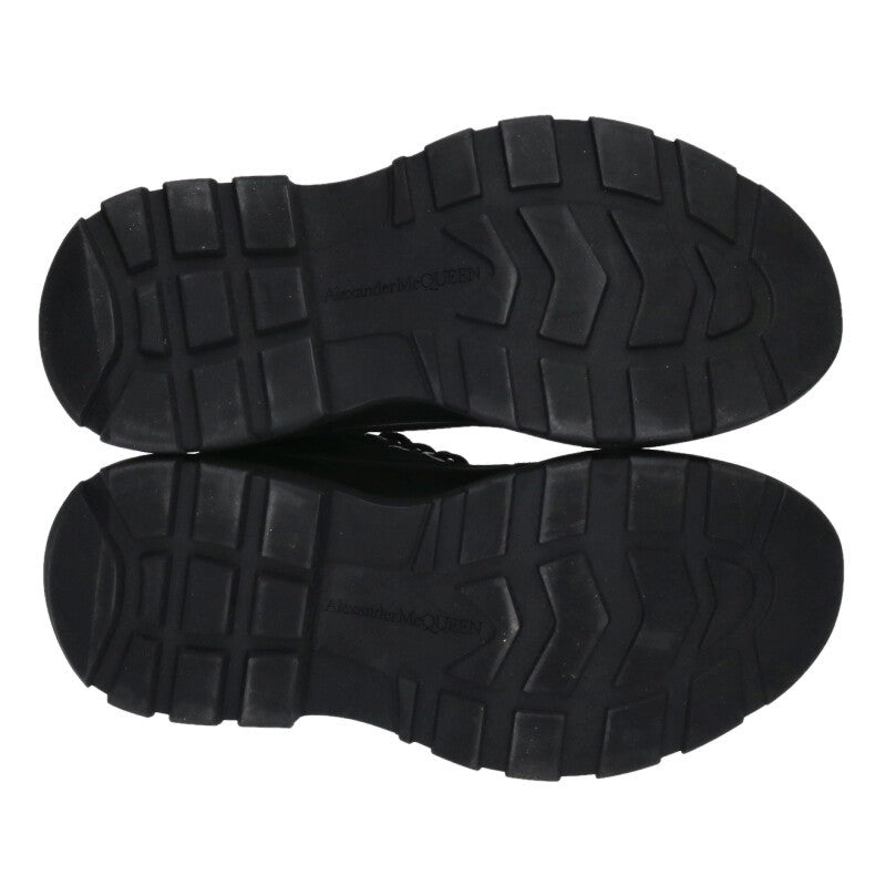 Alexander McQUEEN Tread Slick Lace Up Boots Black Size 6