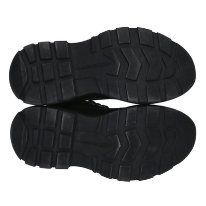 Alexander McQUEEN Tread Slick Lace Up Boots Black Size 6