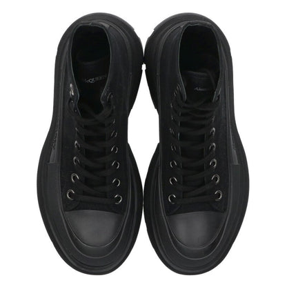 Alexander McQUEEN Tread Slick Lace Up Boots Black Size 6