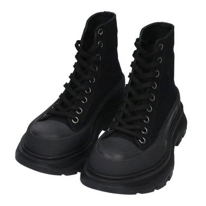 Alexander McQUEEN Tread Slick Lace Up Boots Black Size 6