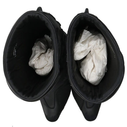 BALENCIAGA Biker Boots Black Size 7.5