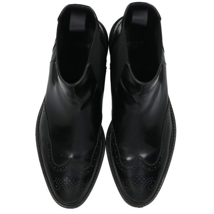 CELINE Side Gore Chelsea Boots Black Size 10.5