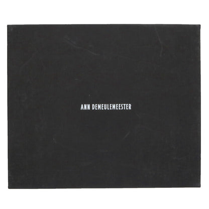 ANN DEMEULEMEESTER Black Buckle Biker Boots Size 7.5