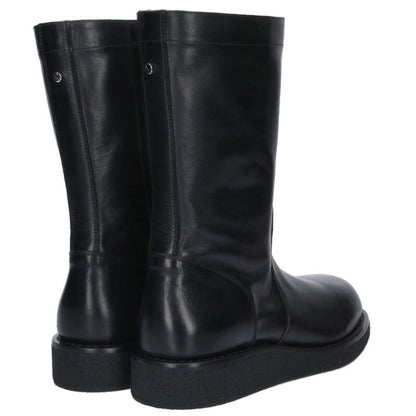 ANN DEMEULEMEESTER Black Round Toe Zip Boots Size 10.5