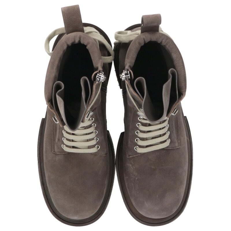 Rick Owens 26SS Army Boots Dark Gray Size 8.5