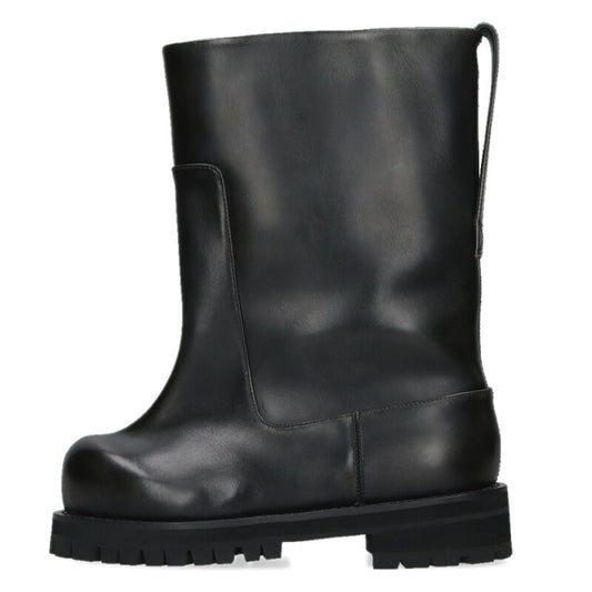 Protocol Index DISTRESSED SHAFT BOOTS Black Size 9.5