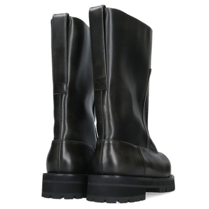 Protocol Index DISTRESSED SHAFT BOOTS Black Size 9.5
