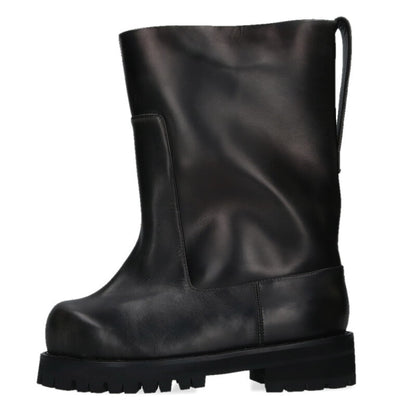Protocol Index DISTRESSED SHAFT BOOTS Black Size 8.5