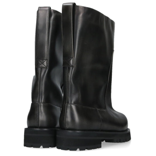 Protocol Index DISTRESSED SHAFT BOOTS Black Size 8.5