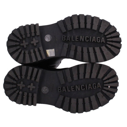 BALENCIAGA Hummer Leather Boots Black Size 8.5