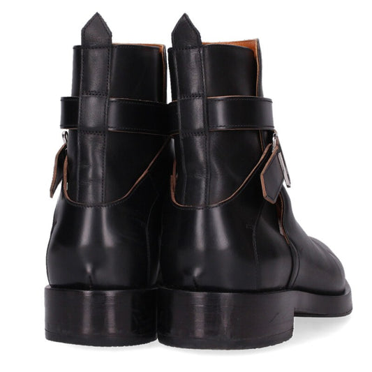 OFF-WHITE Black Leather Boots Size 8.5