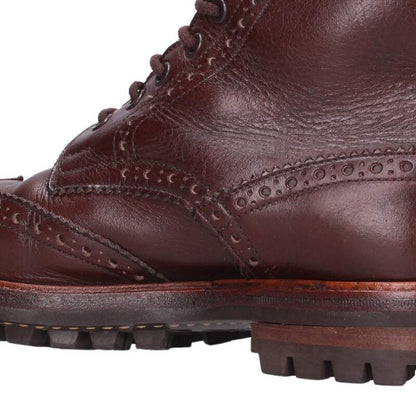 Trickers M2569 Brown Wingtip Country Boots Size 8.5