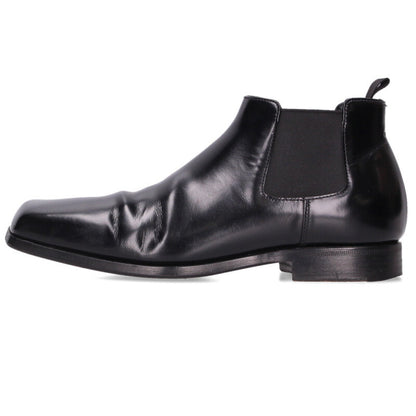 PRADA 2TA077 Black Square Toe Chelsea Boots Size 5