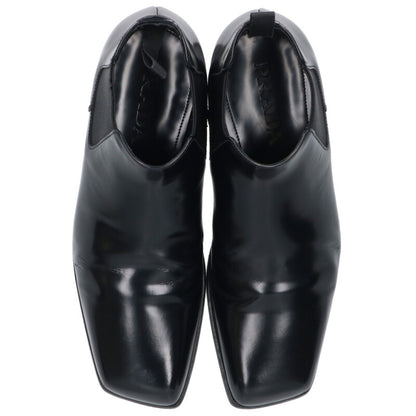 PRADA 2TA077 Black Square Toe Chelsea Boots Size 5