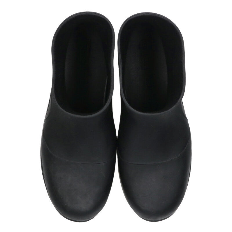 Bottega Veneta Paddle Rubber Rain Boots Black Size 7.5