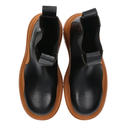Bottega Veneta Tire Chelsea Boots Blk/Brown Size 10