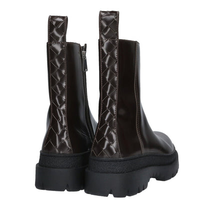 Bottega Veneta Highway Ankle Boots Dark Brown Size 9.5