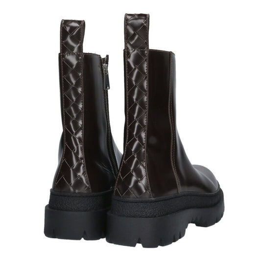Bottega Veneta Highway Ankle Boots Dark Brown Size 9.5