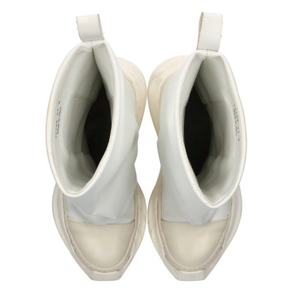 DRKSHDW Fogachine Leather Boots White Size 41