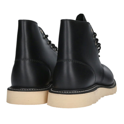 RED WING Black Round Toe 7-Hole Boots Size 8D