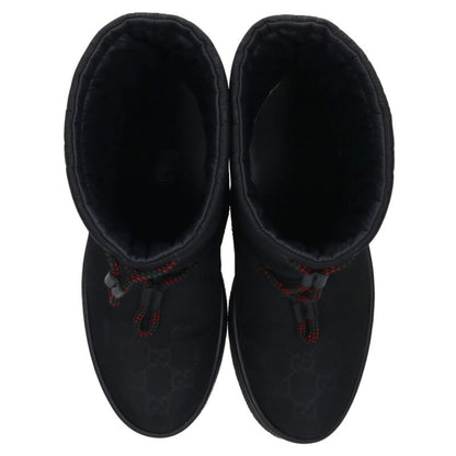 GUCCI Black GG Pattern Nylon Boots Size 7