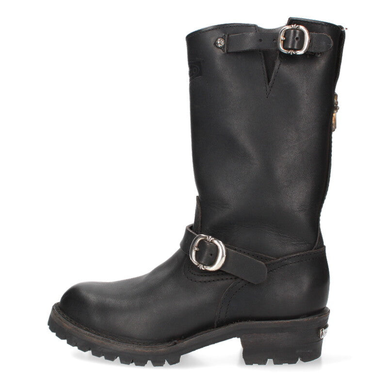 Chrome Hearts x WESCO Boss Engineer Boots Black Size 8.5E