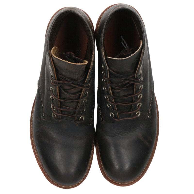 RED WING 8190 Dark Brown Leather Work Boots Size 8D