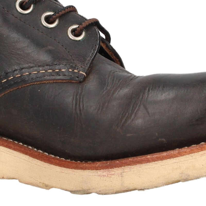 RED WING 8190 Dark Brown Leather Work Boots Size 8D