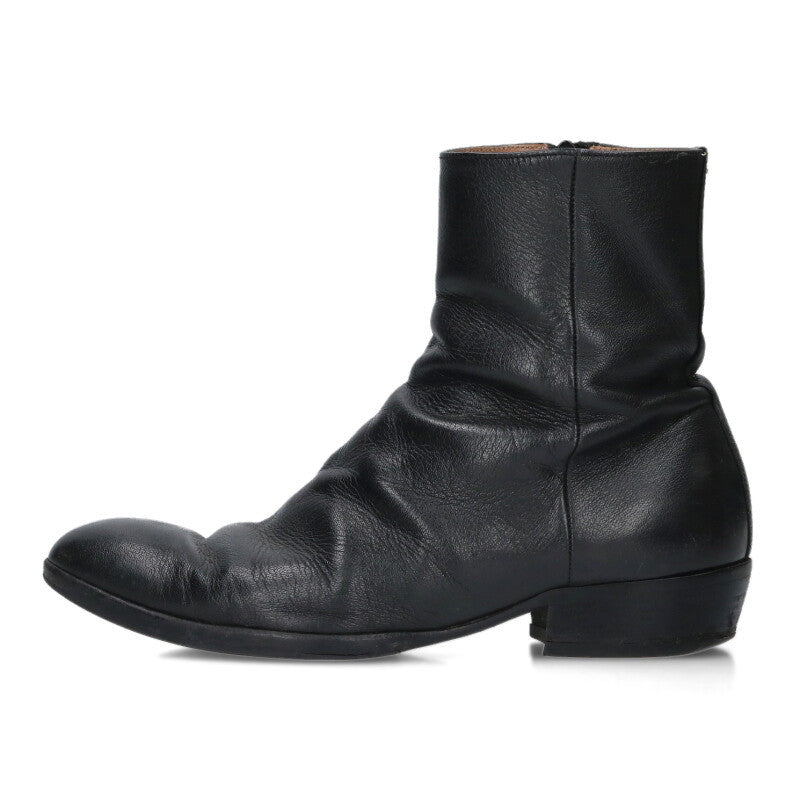 Maison Margiela Leather Boots Black Size 42