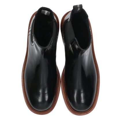 Alexander McQUEEN Black Brown Chelsea Boots Size 8.5