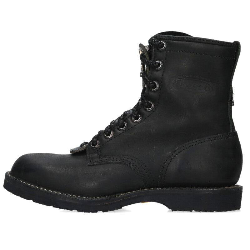 Chrome Hearts x WESCO Fireman Dagger Zip Leather Size 7.5E