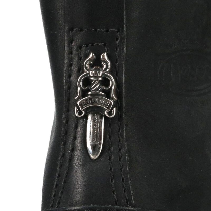 Chrome Hearts x WESCO Fireman Dagger Zip Leather Size 7.5E