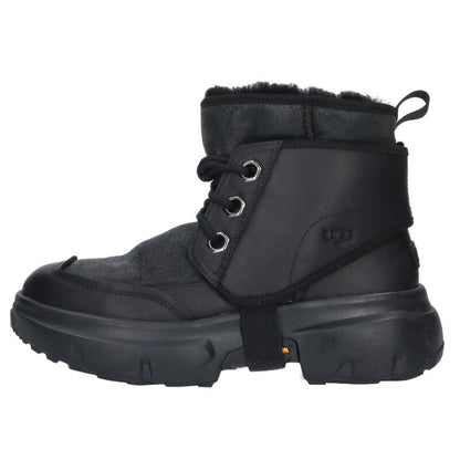 UGG JLD Black Sheepskin Vibram Sole Boots Size EU43