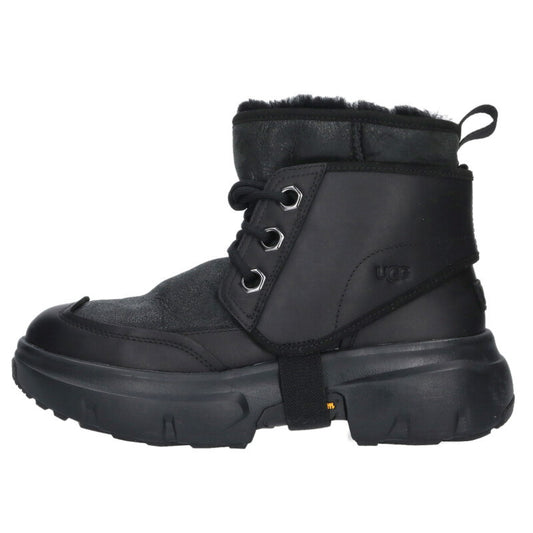 UGG JLD Black Sheepskin Vibram Sole Boots Size EU43