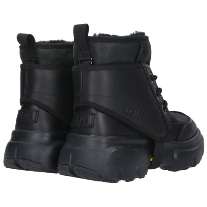 UGG JLD Black Sheepskin Vibram Sole Boots Size EU43