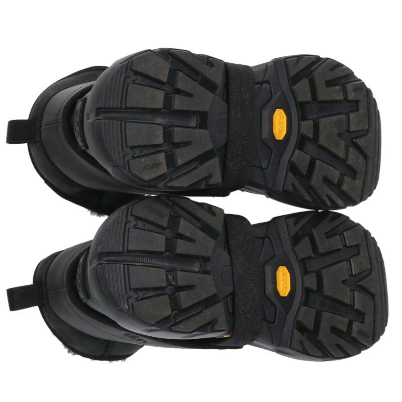 UGG JLD Black Sheepskin Vibram Sole Boots Size EU43