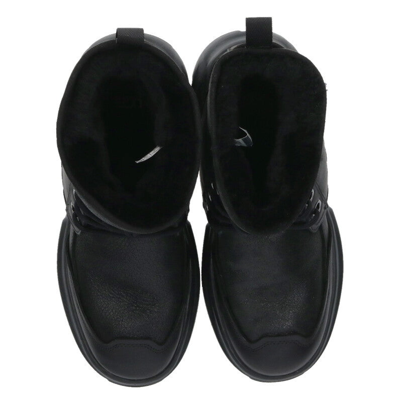 UGG JLD Black Sheepskin Vibram Sole Boots Size EU43