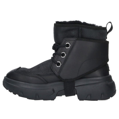 UGG JLD Black Sheepskin Vibram Sole Boots Size EU43