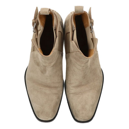 HERMES Beige Suede Chelsea Boots Size 9